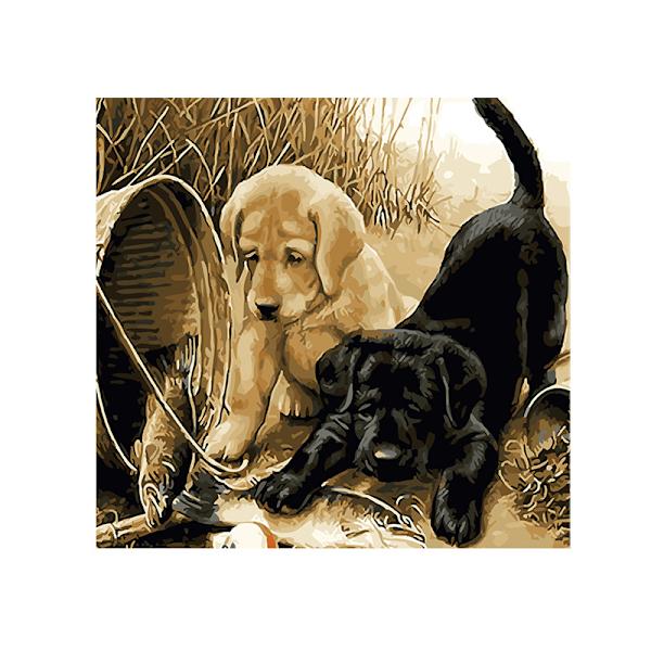 5D DIY Diamond painting - Hund