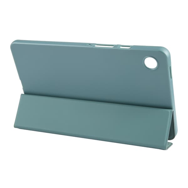 Samsung Galaxy Tab A9 / A11 Tri-fold TPU Läderfodral Mörkgrön