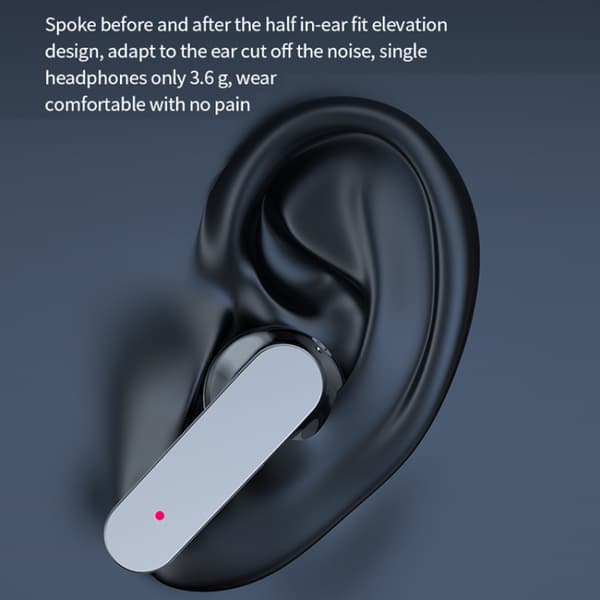 K30 Transparent Capsule Digital Display Touch Control Bluetooth-hörlurar Grön