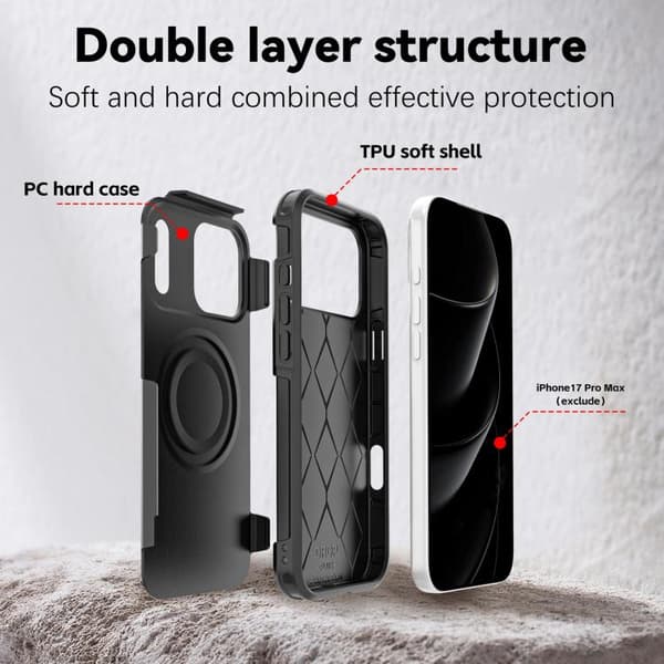 iPhone 18 Pro Max / iPhone 17 Pro Max Skal RedPepper Armor Magsafe PC Hybrid TPU