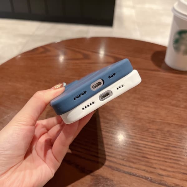 iPhone 16 Pro Magsafe Magnetisk Silikon Skal Röd