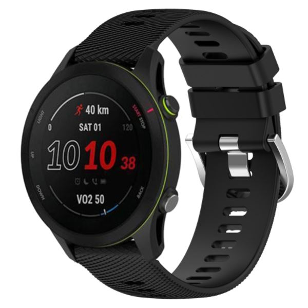 För GarminActive S 18mm enfärgad watch Black