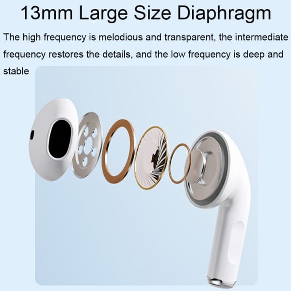 Y05 Cartoon Vattenkopp Form Bluetooth Hörlurar Semi-in-ear HD Samtal Trådlösa Bluetooth Hörlurar Vit