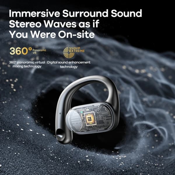 REMAX OpenBuds P3 Metal Open-Ear OWS Trådlösa Bluetooth-hörlurar Vit