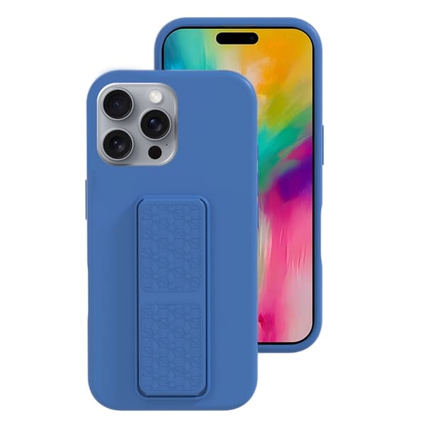 iPhone 16 Pro Max Liquid Silicone Skal - Hållbar och Elegant Skydd för Din Telefon Marinblå