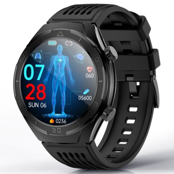 FD02 1,46 tums färgskärm Smart Watch Svart