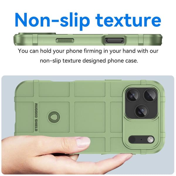 iPhone 18 Pro / iPhone 17 Pro Skal med Full Coverage och Stötskydd - TPU Grön
