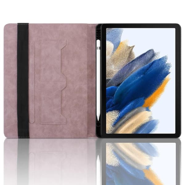 Samsung Galaxy Tab A9+ / A11+ Fodral i Rhombus Prägling Rosa