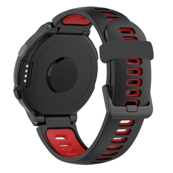 För Garmin Forerunner 220/230/235/620/630/735XT Tvåfärgat watch Black-Red