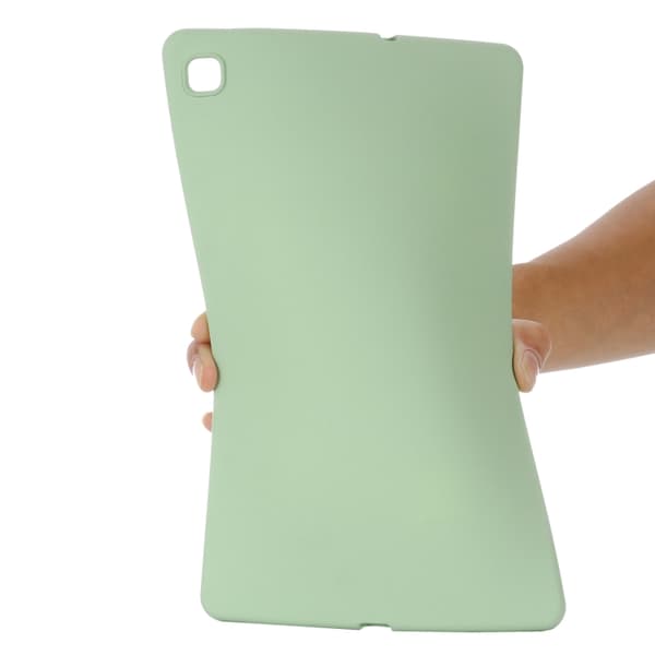 Samsung Galaxy Tab S6 Lite Solid Färgad Silikonfodral, Stöttåligt Grön