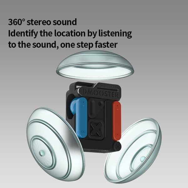 D MOOSTER D36 TWS True Wireless Bluetooth Gaming-hörlurar Vit