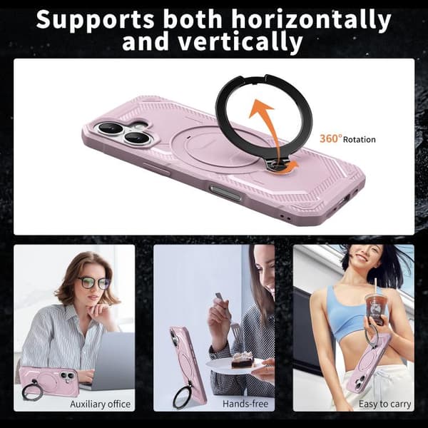 iPhone 17 Frosted MagSafe Skal Rosa