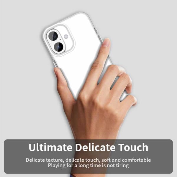 iPhone 17 Skal - Candy PC Hybrid TPU Stötsäker Vit