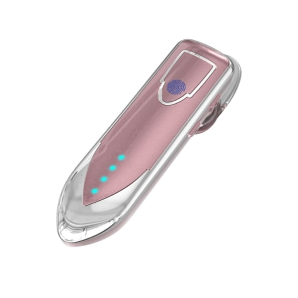 ME-3 Bluetooth 5.0 Business Style Touch Switch Bluetooth-hörlurar Rosa