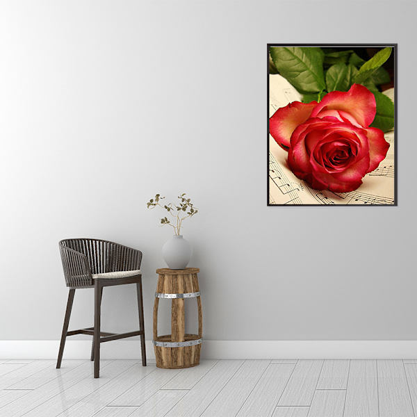 5D DIY Diamond painting - Blomma