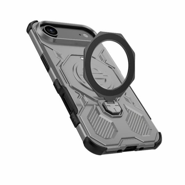 iPhone 17 Air Skal - Solid Färg med MagSafe Magnetisk TPU+PC Grå
