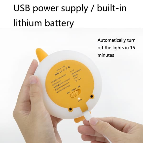 FL-03 Fun Switch Kiwi Bird Bedside Night Light, Spec: Uppladdningsbar(Snoring)