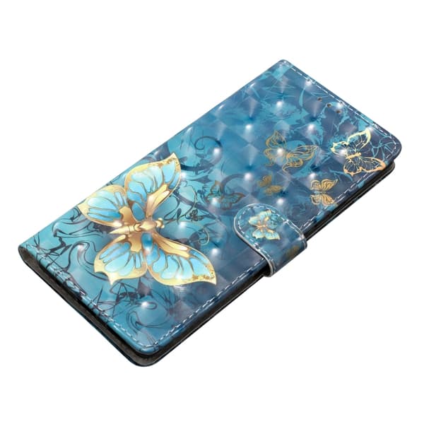 Redmi Note 14 Pro+ 5G - 3D Mönster Läder fodral 3D-fjäril