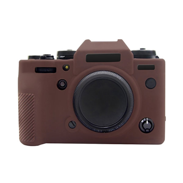 Mjukt silikonfodral för Fujifilm X-T4 Kaffe