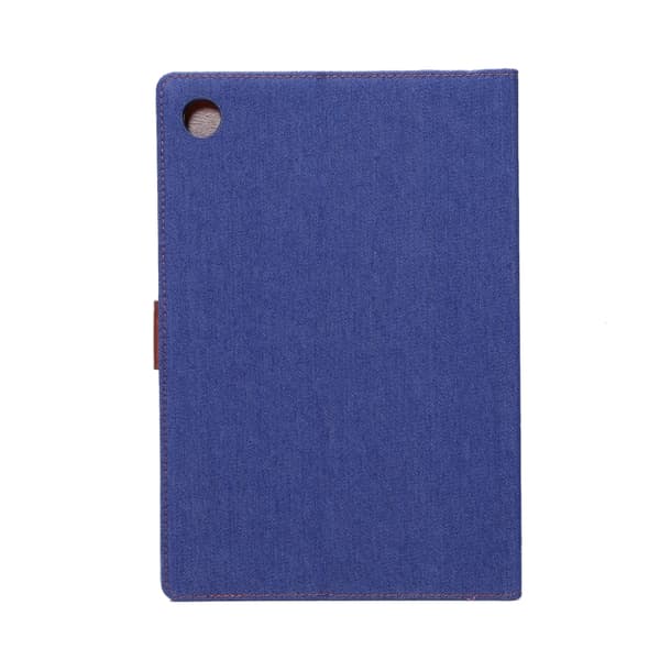 Samsung Galaxy Tab A8 10.5 (2021) X200/X205 Denim Läderfodral Mörkblå