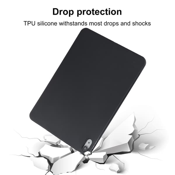 Samsung Galaxy Tab S7 FE TPU-fodral Frosted Black