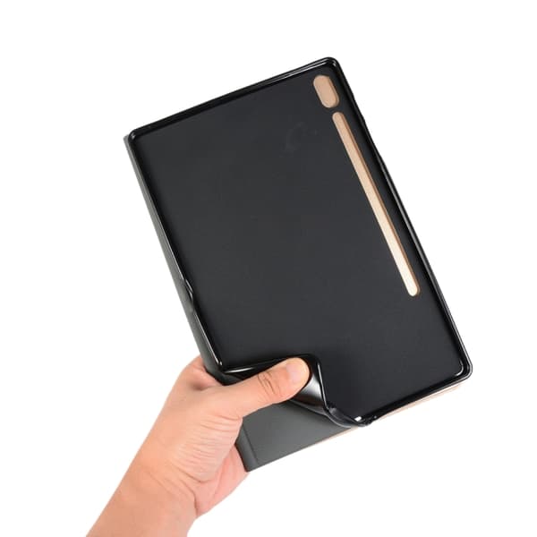 Samsung Galaxy Tab S8 Ultra Läderfodral med Ställ Mintgrön