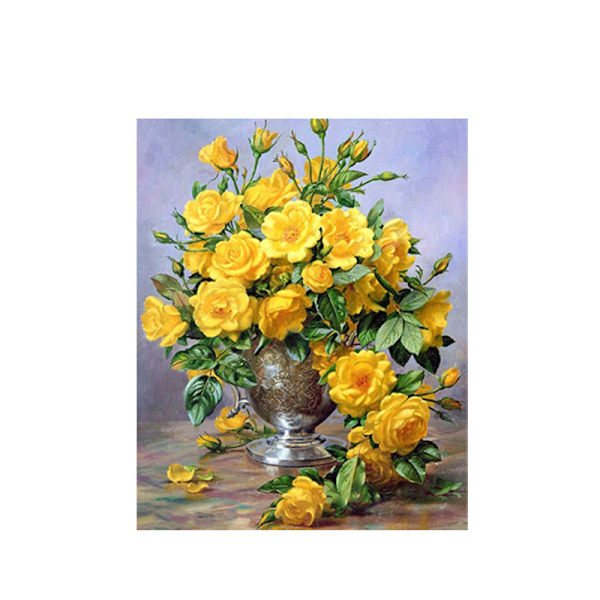 5D DIY Diamond painting - Blommor