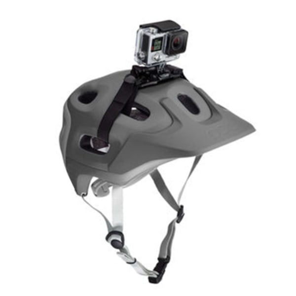 Justerbar hjälmremfäste för GoPro Hero12 Black / Hero11 /10 /9 /8 /7 /6 /5, Insta360 Ace / Ace Pro, DJI Osmo Action 4 och andra actionkameror
