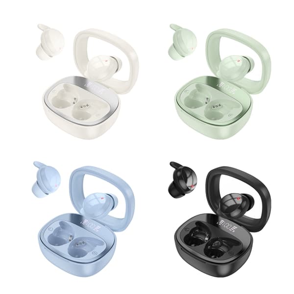 hoco EW65 True Wireless Sleep Bluetooth-hörlurar Svart