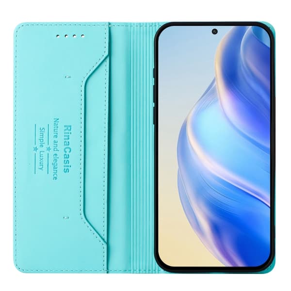 Samsung Galaxy S20 Ultra Skal RC01 Dubbelvikts Magnetisk RFID Läder Mintgrön
