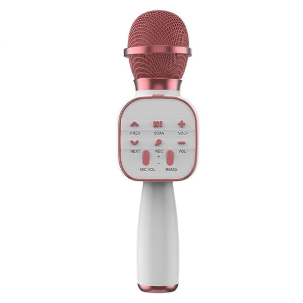 DS813 Live trådlös Bluetooth-mikrofon (rosa)
