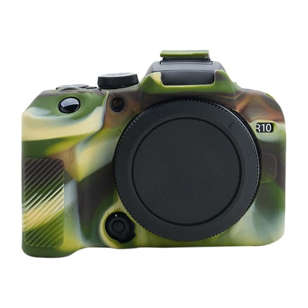 Mjukt silikonfodral för Canon EOS R10 Kamouflage
