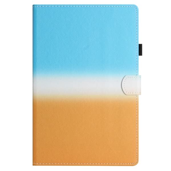 Samsung Galaxy Tab A8 2021 X205/X200 Gradient Läderfodral Blå Orange