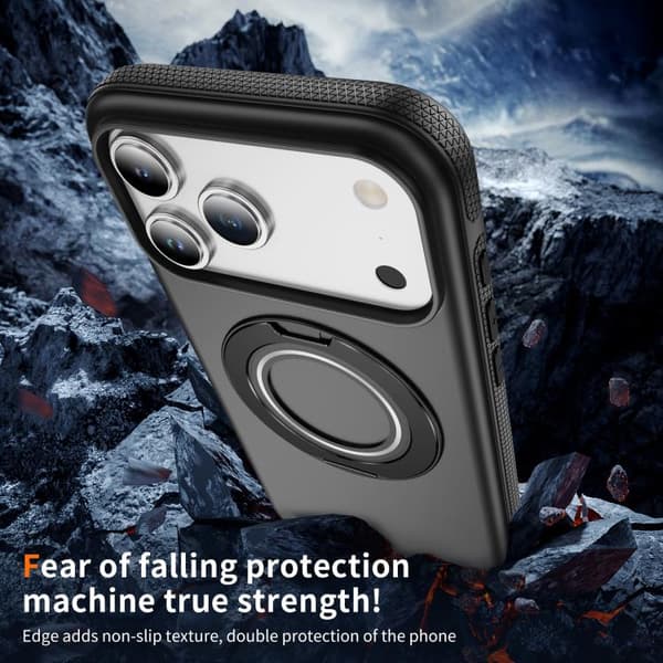 iPhone 18 Pro / iPhone 17 Pro Skal med C MagSafe Gear Holder Svart