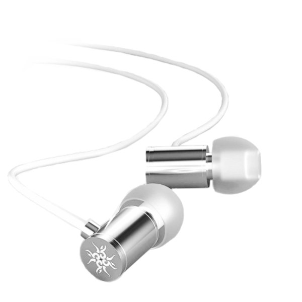 CVJ In Ear Wired  Sleep Line Control Små Hörlurar Silver
