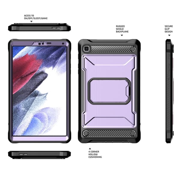 Samsung Galaxy Tab A7 Lite Skyddsfodral Explorer Lila