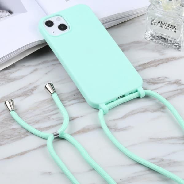 iPhone 18 Pro Max / iPhone 17 Pro Max Skal - Candyfärger med Lanyard Mintgrön