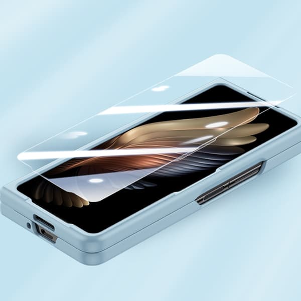 Samsung Galaxy Z Fold6 Skal, Full Coverage, Stöttålig PC Citrongul