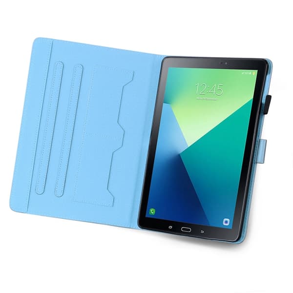 Samsung Galaxy Tab A 10.1 T580 Cartoon Läderfodral Blå