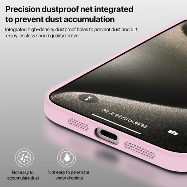iPhone 16 Pro Max Nano Linsskydd Flytande Silikon Skal Vit