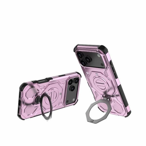 iPhone 18 Pro Max / iPhone 17 Pro Max Skal - Solid Färg med MagSafe Magnetisk TPU+PC Rosa