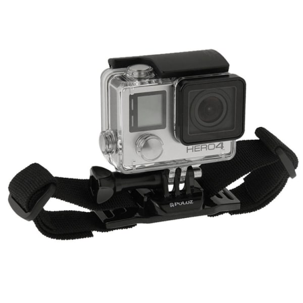 Justerbar hjälmremfäste för GoPro Hero12 Black / Hero11 /10 /9 /8 /7 /6 /5, Insta360 Ace / Ace Pro, DJI Osmo Action 4 och andra actionkameror