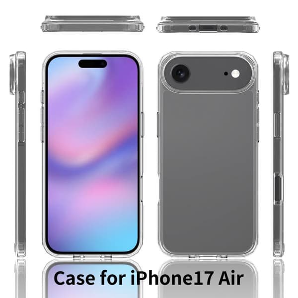 iPhone 17 Air Skal - Scratchproof Akryl TPU Transparent