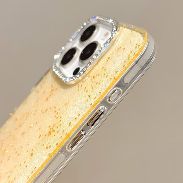 iPhone 16 Pro Max Diamantram Glitter PC Hybrid TPU Skal