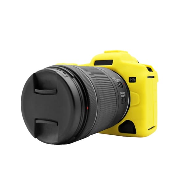 Mjukt silikonfodral för Canon EOS R5 Gul