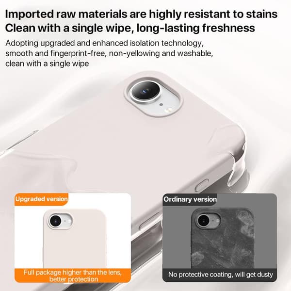 iPhone 16 Pro Max Burom Cloud Sensing Ultra-tunn Flytande Silikon Full Coverage Skal Jazz Black