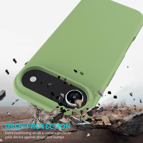 iPhone 17 Air Skal - solid färg av silikon Mintgrön