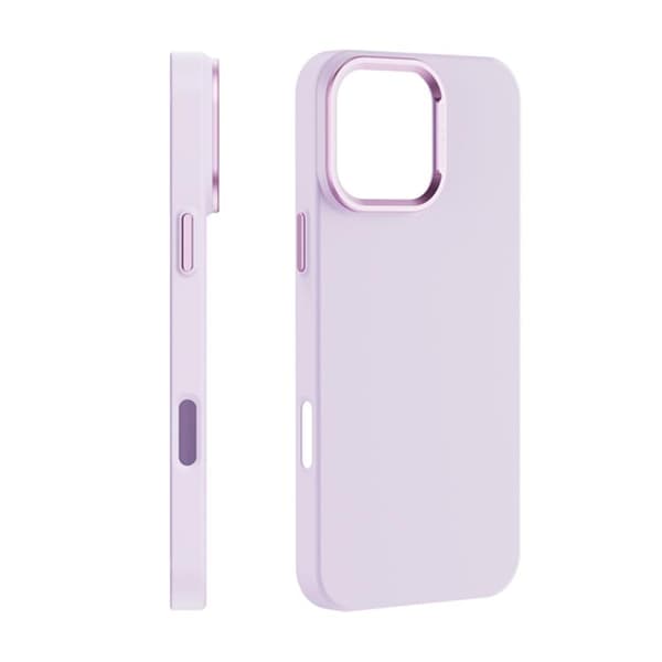iPhone 16 Pro Max Flocking MagSafe Magnetisk Skal Rosa Lila