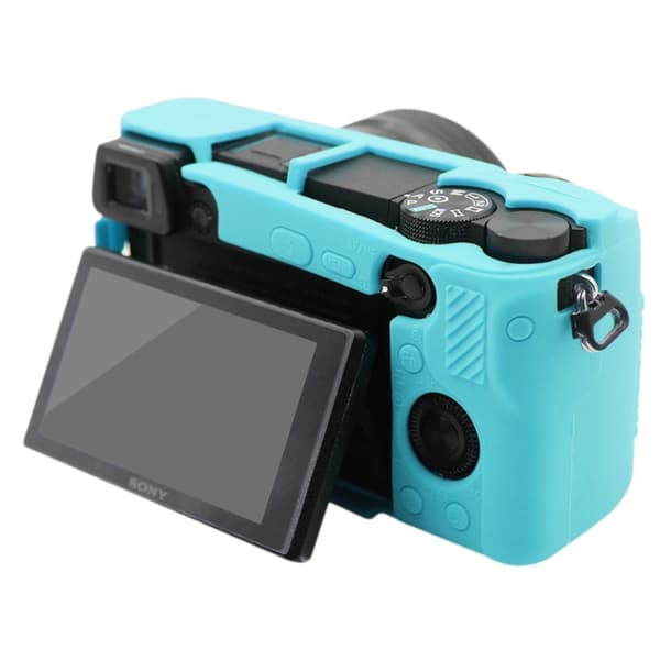 Mjukt silikonfodral för Sony ILCE-6300 / A6400 Blå