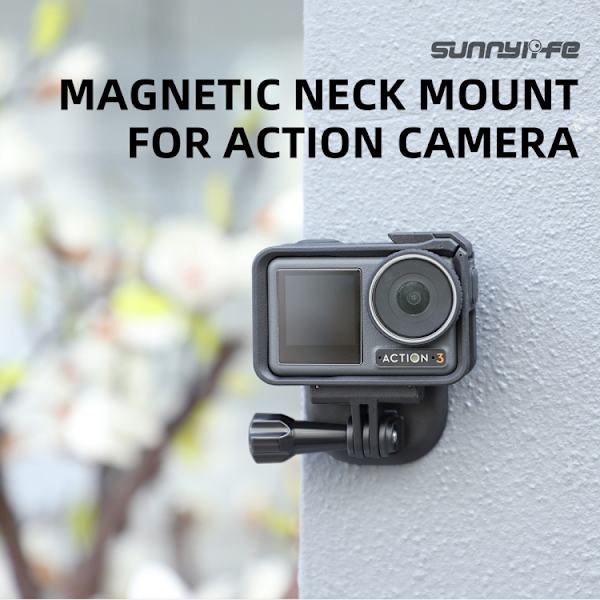 Sunnylife ZJ554 Magnetisk Bärbar Nacke Telefon Action Kamera Hållare